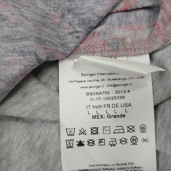 Versace Jeans V-Neck Short Sleeve Men T-Shirt L - Picture 9 of 10